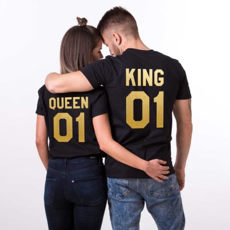 Queen King 01, Matching Couples Shirts