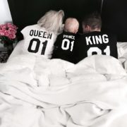 King 01 Queen 01 Prince 01,White/Black, Black/White