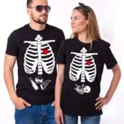 Maternity Shirt, Halloween Skeleton Shirts, Couples Shirts