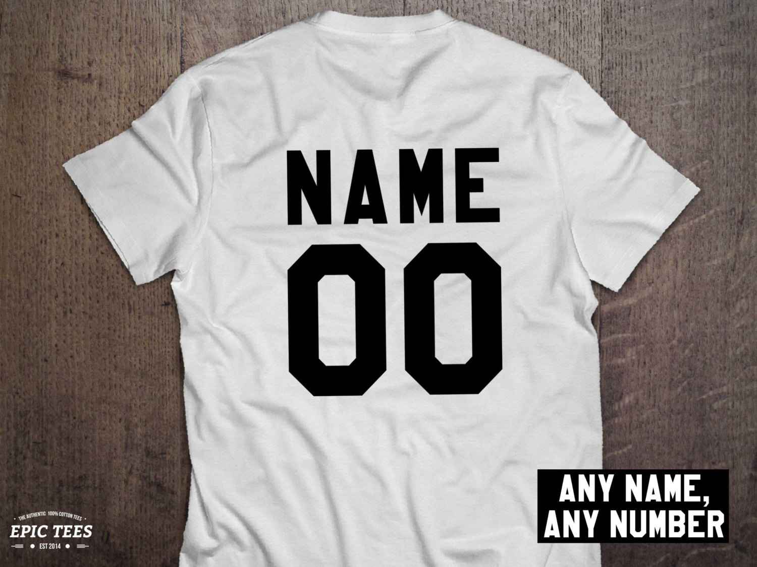 CUSTOM Name and Number Shirt