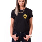 Alien Shirt, Black/Gold