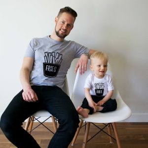 Fries, Matching Daddy and Me, Daddy Kid Shirts