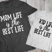 Mommy and me outfits, Mom life is the best life, Kid life is the best life, Momlife shirt, Mom life,  Set of 2, UNISEX 2