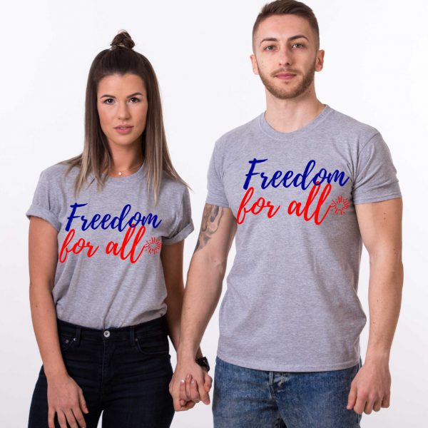 Freedom for All, Gray/Red/Blue