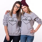 Mild One Wild One Sweatshirts, Matching Best Friends Sweatshirts