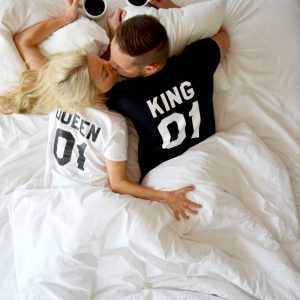 King Queen 01, Matching Couple Shirts