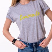 Lemonade Shirt, Gray/Gold