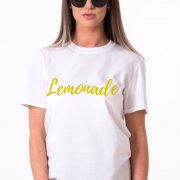 Lemonade Shirt, White/Gold