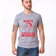 Santa is my ho ho homie shirt, Santa shirt, Christmas shirt, Christmas t-shirt, UNISEX 3