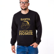 Santa is my ho ho homie sweatshirt, Santa sweatshirt, Christmas sweatshirt, Christmas sweater, UNISEX 5