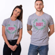 Christmas shirt, Mommy daddy baby Christmas matching shirts for the whole family, Custom name, UNISEX 4