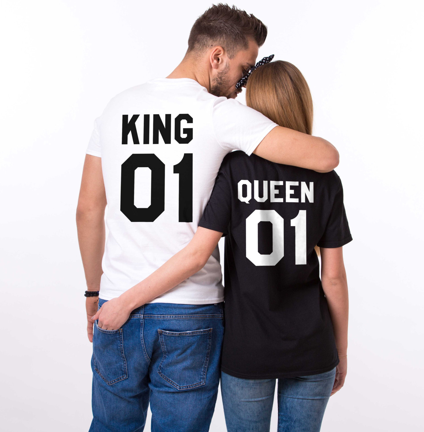 King and queen t sales shirts