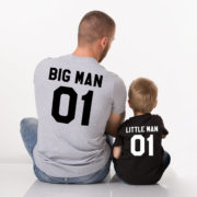 Big Man Little Man 01, Gray/Black, Black/White
