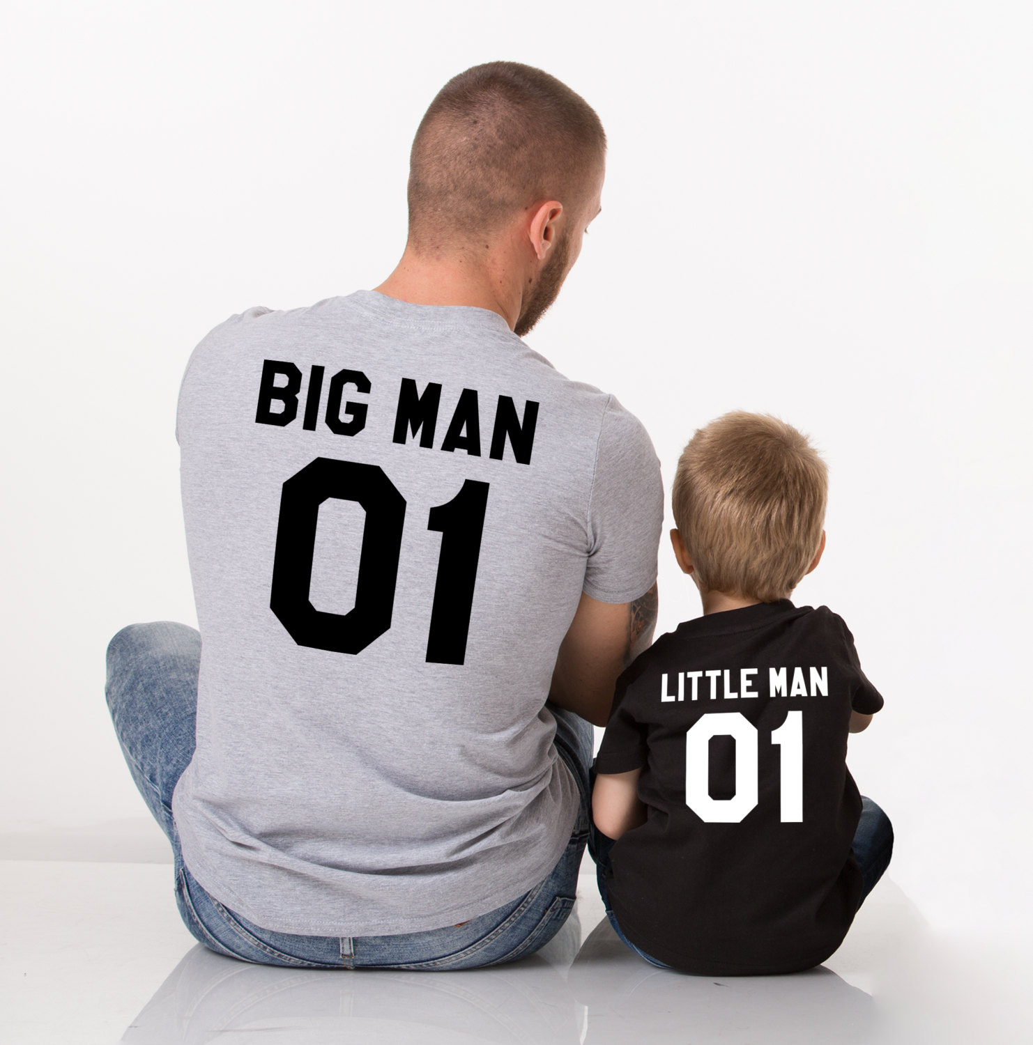 Big & Little Man Matching Daddy T-Shirts and Infant Tees 