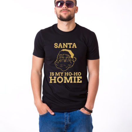 Santa is my ho ho homie shirt, Santa shirt, Christmas shirt, Christmas t-shirt, UNISEX