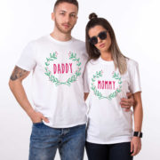 Christmas shirt, Mommy daddy baby Christmas matching shirts for the whole family, Custom name, UNISEX 3