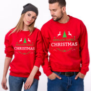 Custom name Christmas family sweatshirt, Ugly Christmas sweater, Family matching sweaters, UNISEX 5