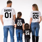 Mommy Daddy Kid Baby, Matching Family Shirts
