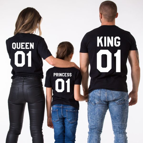 King 01 Queen 01 Princess 01, Black/White