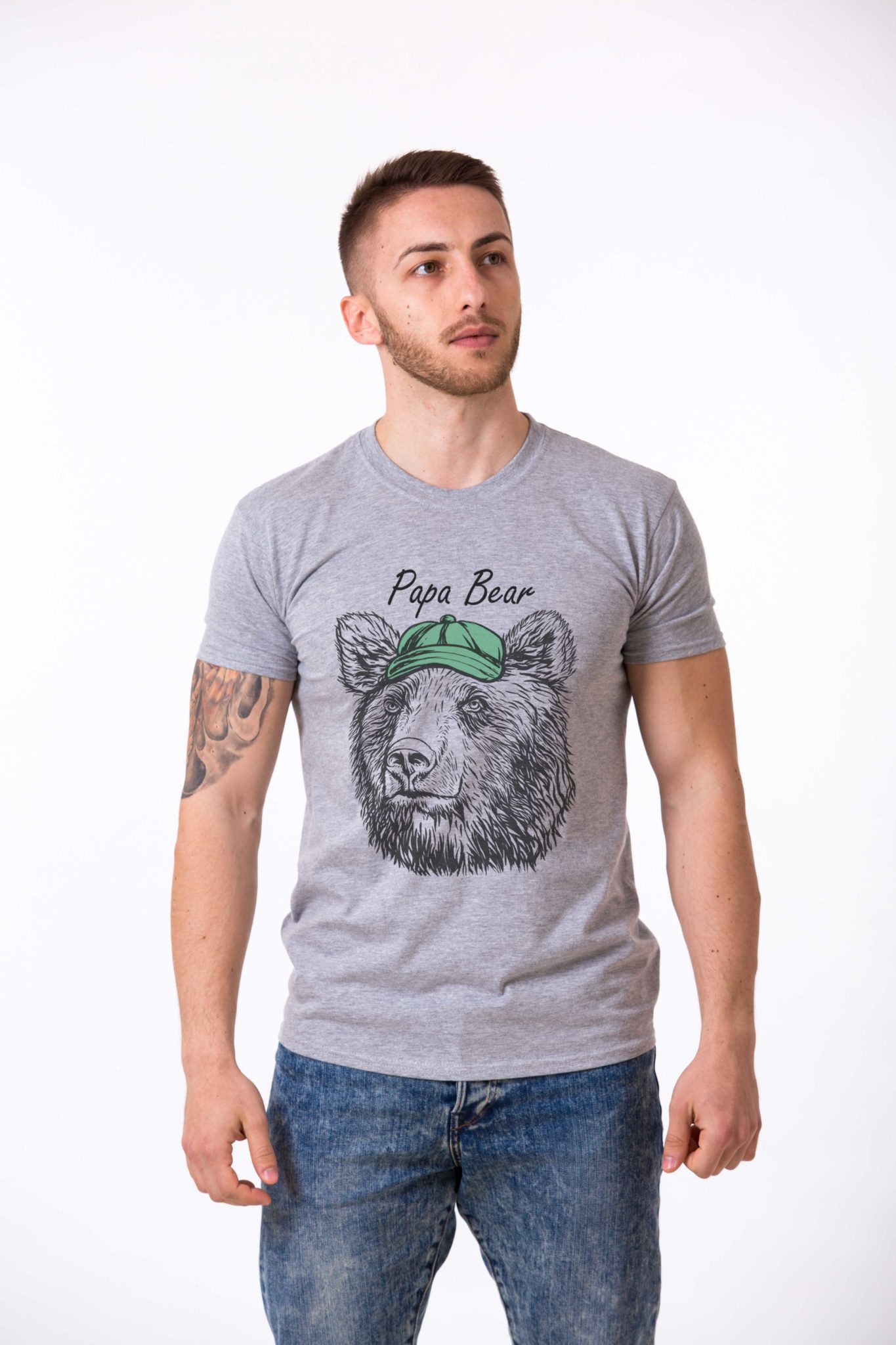 RUSTIC UNITED Mama Bear Shirt Graphic Design With Kids Names Mothers Day  Gift Bear/Animal Lover, Papa Bear Tshirt, Baby Bear Tees Shirt for Mom