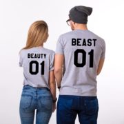 Beauty 01 and Beast 01, Gray/Black