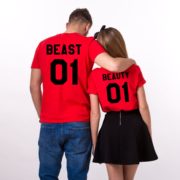 Beauty 01 and Beast 01, Red/Black