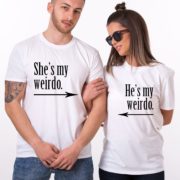 He’s My Weirdo, She’s My Weirdo, White/Black