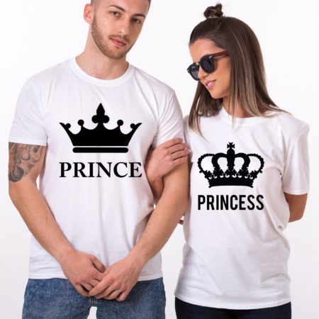 Prince Princess Shirts, Crowns, Matching Couples Shirts