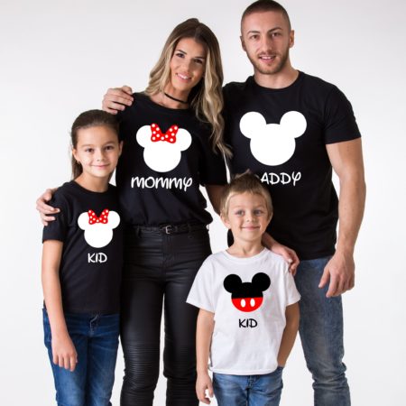 Mouse Family Shirts, Mommy, Daddy, Kid, Matching Shirts