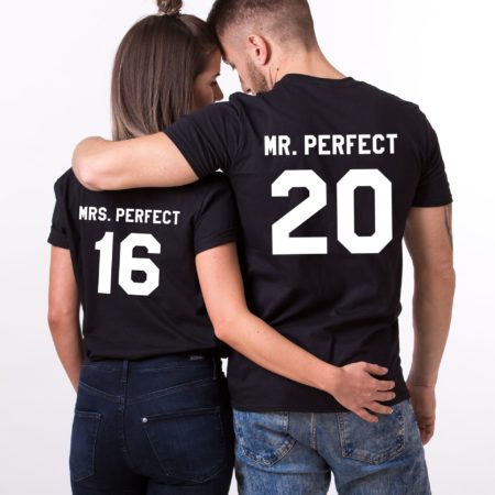 Mr. Perfect Mrs. Perfect, Matching Couples Shirts
