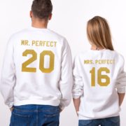 Mr. Perfect, Mrs. Perfect, White/Gold