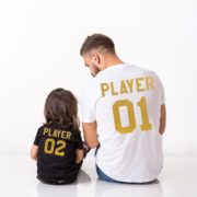 Player 01, Player 02, Black/Gold, White/Gold