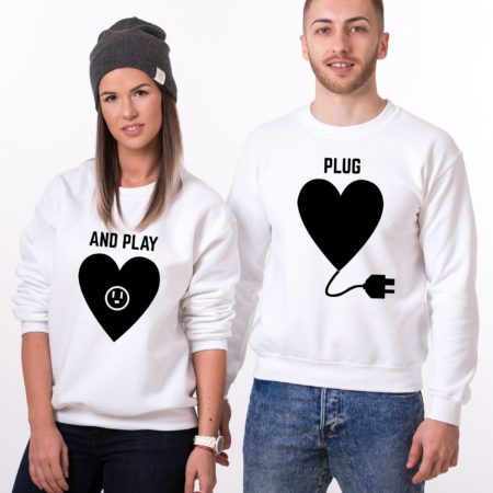 Plug and Play Sweatshirts, Matching Couples Sweatshirts