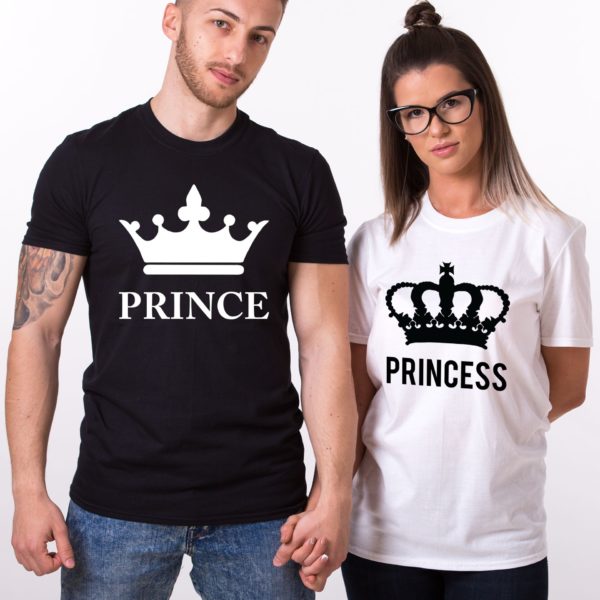 Prince Princess, Big Crowns, Black/White, White/Black