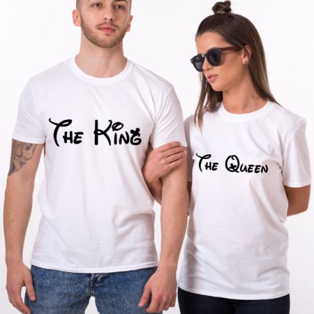 The King The Queen, Matching Couples Shirts