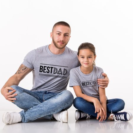 Best Dad Best Kid Shirts, Matching Daddy and Me Shirts