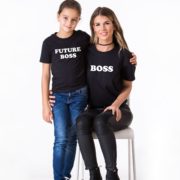 Boss Future Boss Mother Daughter Shirts, Matching Family Shirts