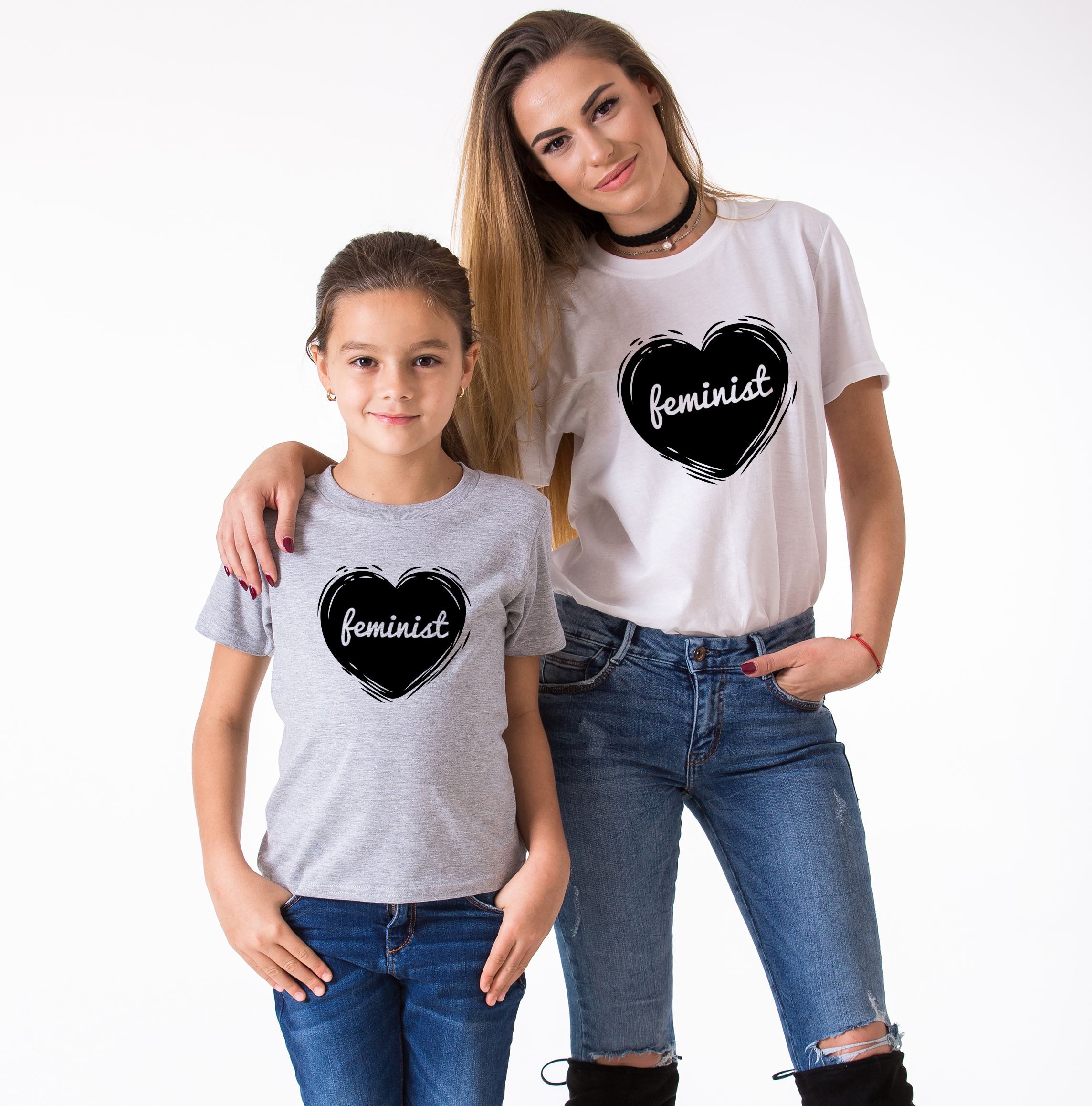 Mommy and Me Feminist Shirts, Daughter