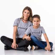 Feminist Mother Daughter Shirts, Matching Mommy and Me