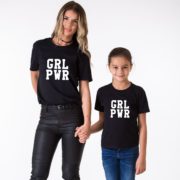GRL PWR Mommy and Me Shirts, Matching Family Shirts