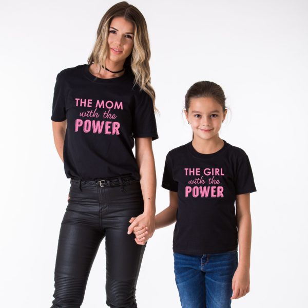 The Mom with the Power, The Girl with the Power, Black/Pink