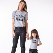 The Mom with the Power, The Girl with the Power, Gray/Black