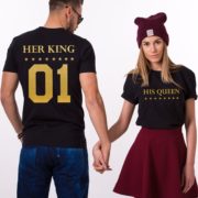Her King, His Queen, Black/Gold