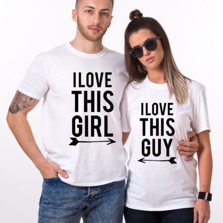 I Love This Guy Shirt, I Love This Girl Shirt, Matching Couples, UNISEX