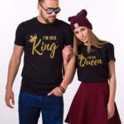 I’m Her King, I’m His Queen, Black/Gold