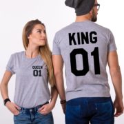 King 01, Queen 01, Gray/Black
