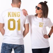 King 01, Queen 01, White/Gold