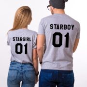 Starboy, Stargirl, Gray/Black