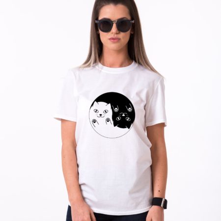 Yin Yang Kittens Shirt, Yin Yang Shirt, Cat Shirt, Unisex
