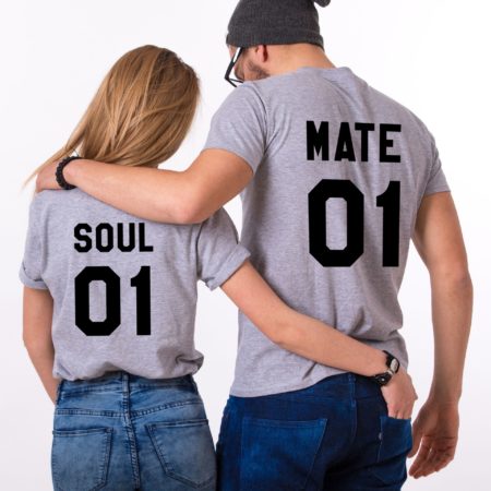 Soul Mate Shirts, Soul Mate 01 Shirts, Matching Couples Shirts